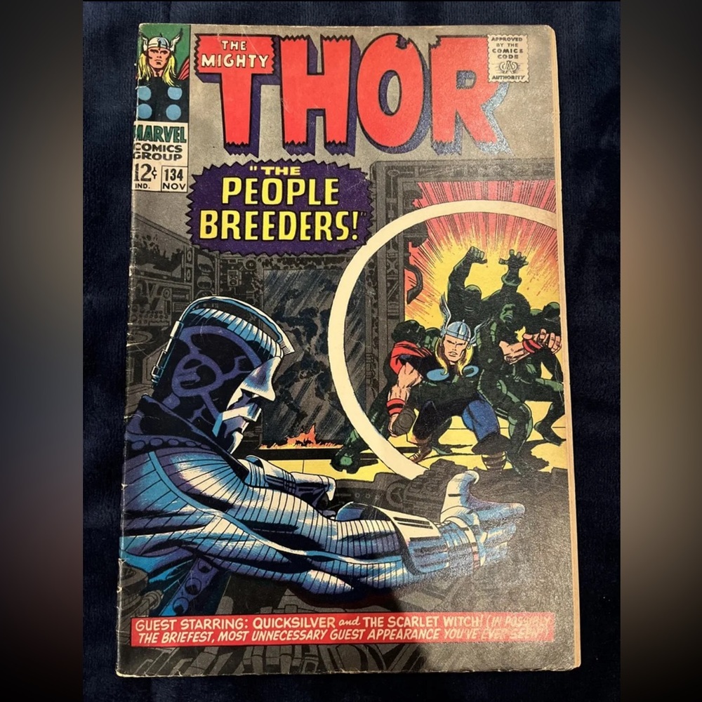 Thor 134 Marvel 1966 1st Appearance High Evolutionary GOTG MCU Hot Key Issue